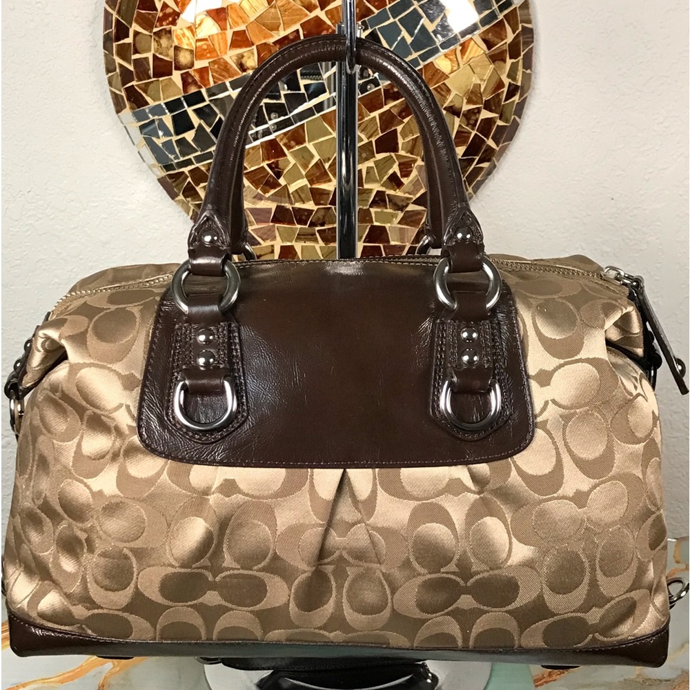 COACH 2010 Ashley Signature Sateen Satchel Bag 😍🔥 - Picture 4 of 17